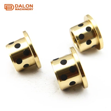 Bucșă metalică cu autolubrifiere